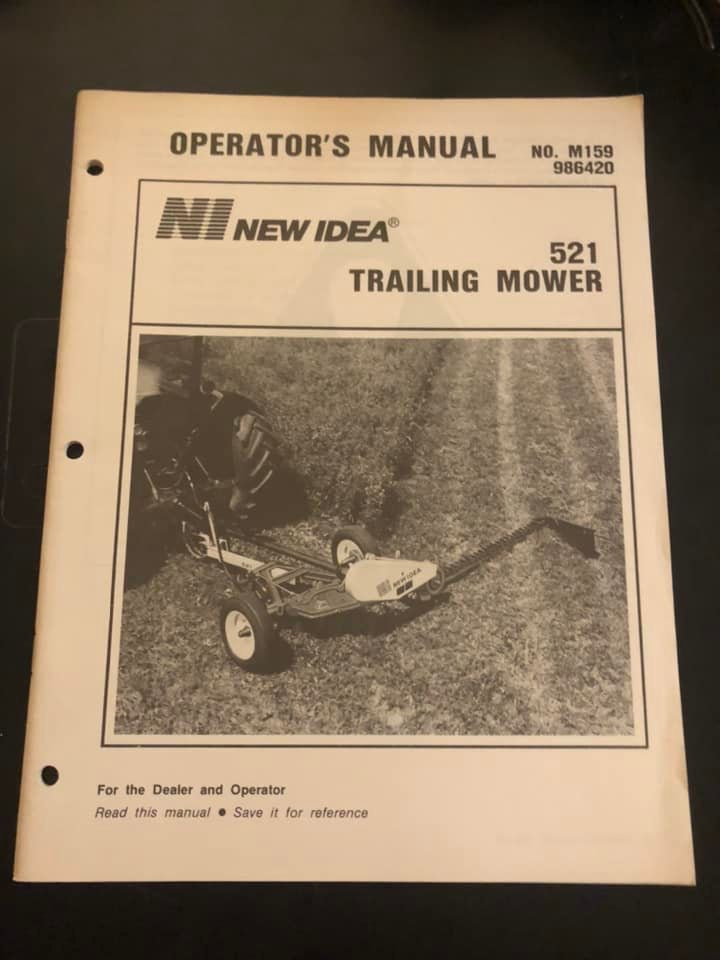 New Idea _ 521 Trailing Mower M159 _ Operator’s Manual