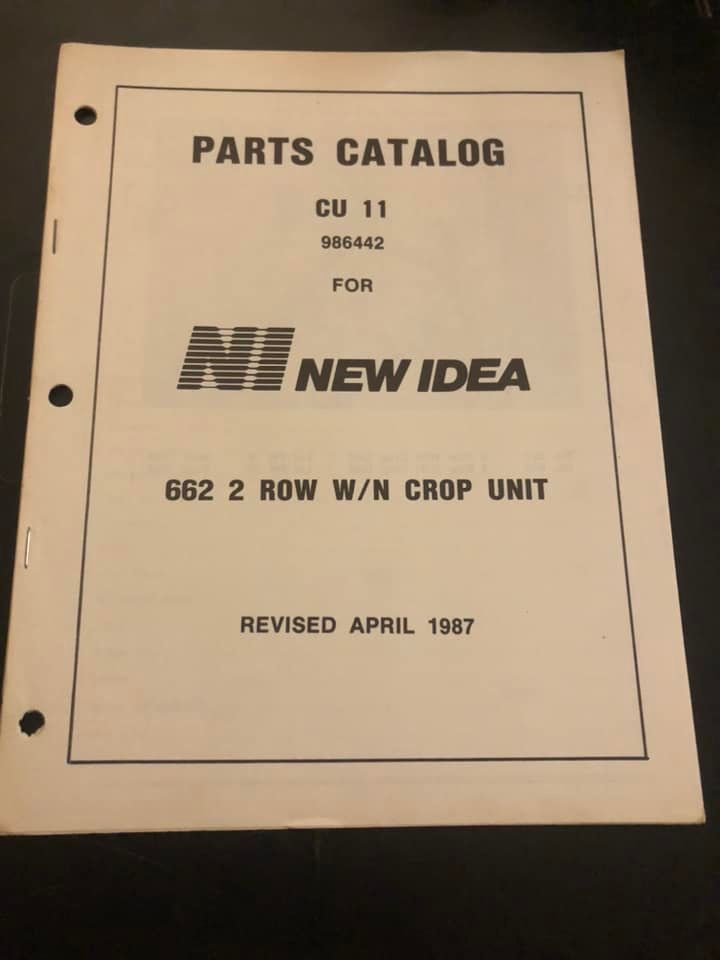 New Idea _ 662 2 Row w/n Crop Unit CU11 _ Parts Catalog