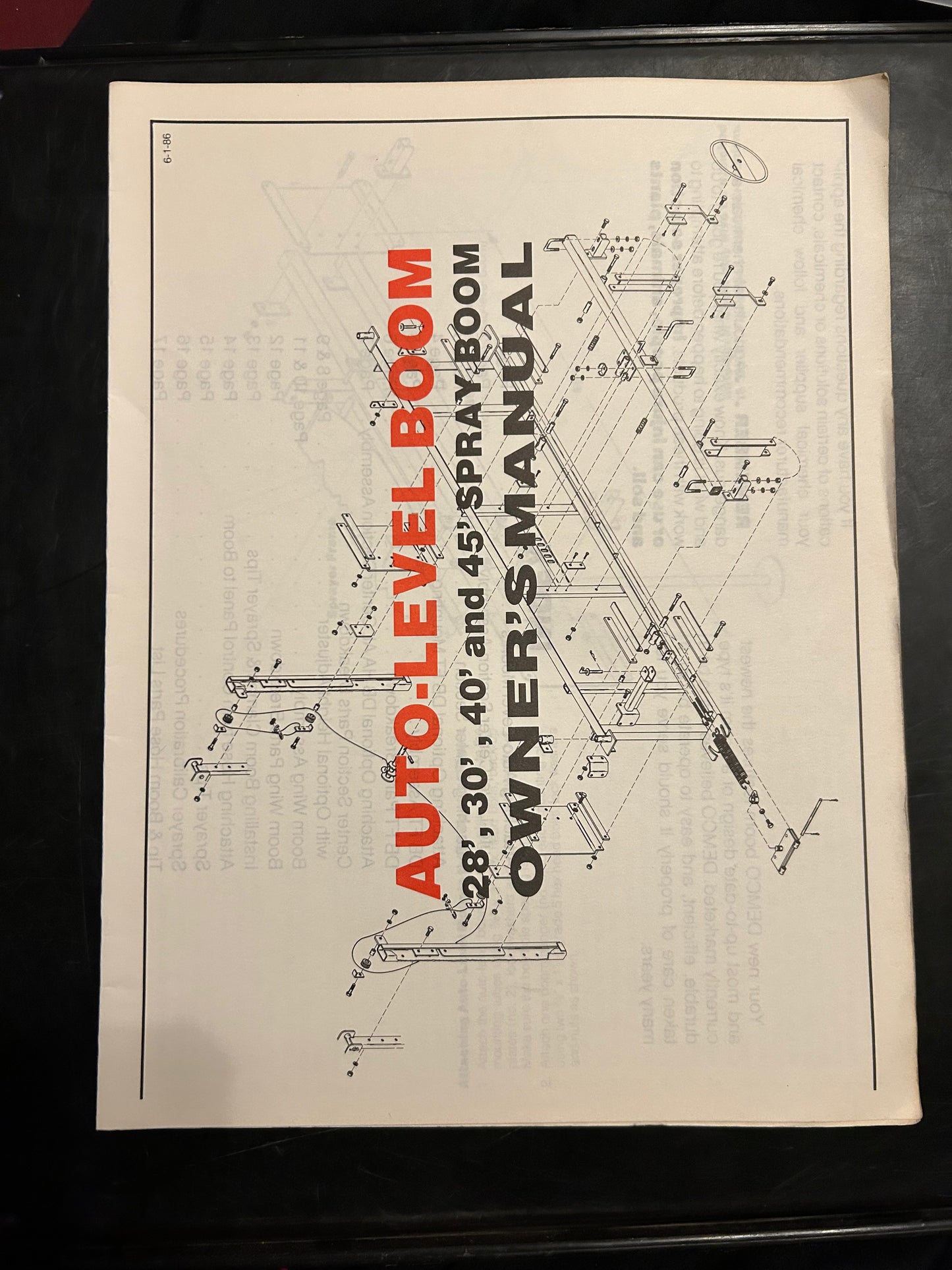Demco _ Auto-Level Boom _ Owner’s Manual