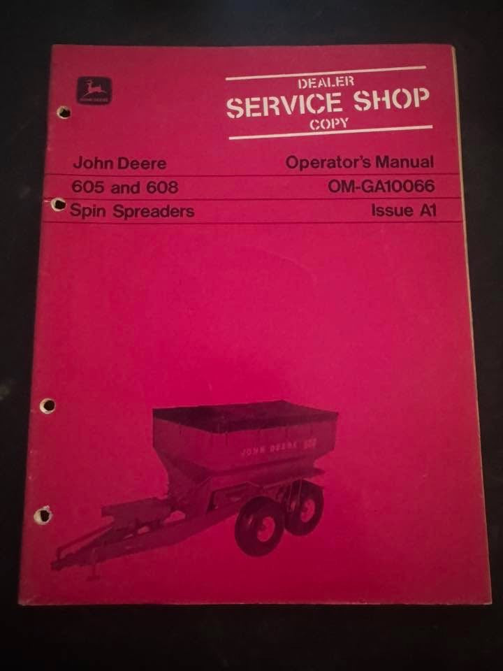 John Deere _ 605 & 608 Spin Spreaders _ Operator's Manual