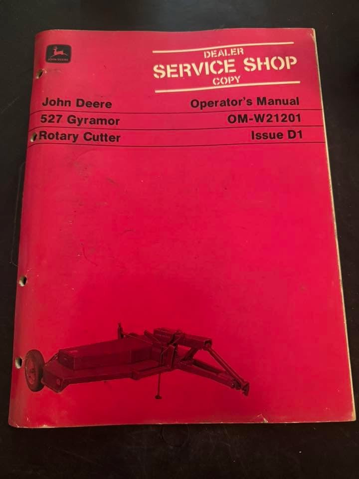 John Deere _ 527 Gyramor Rotary Cutter _ Operator's Manual
