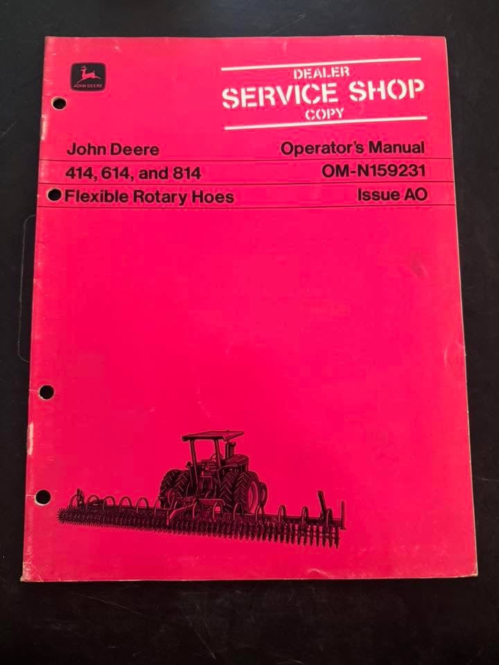 John Deere _ 414, 614 & 824 Series Rotary Hoes _ Operator’s Manual
