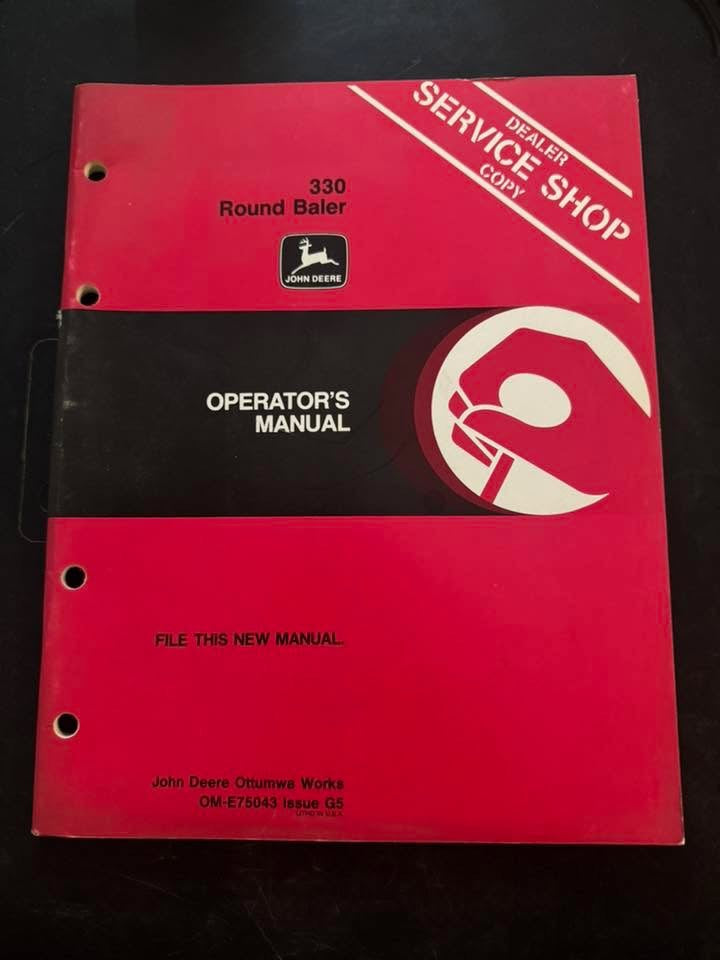 John Deere _ 330 Round Baler_ Operator’s Manual