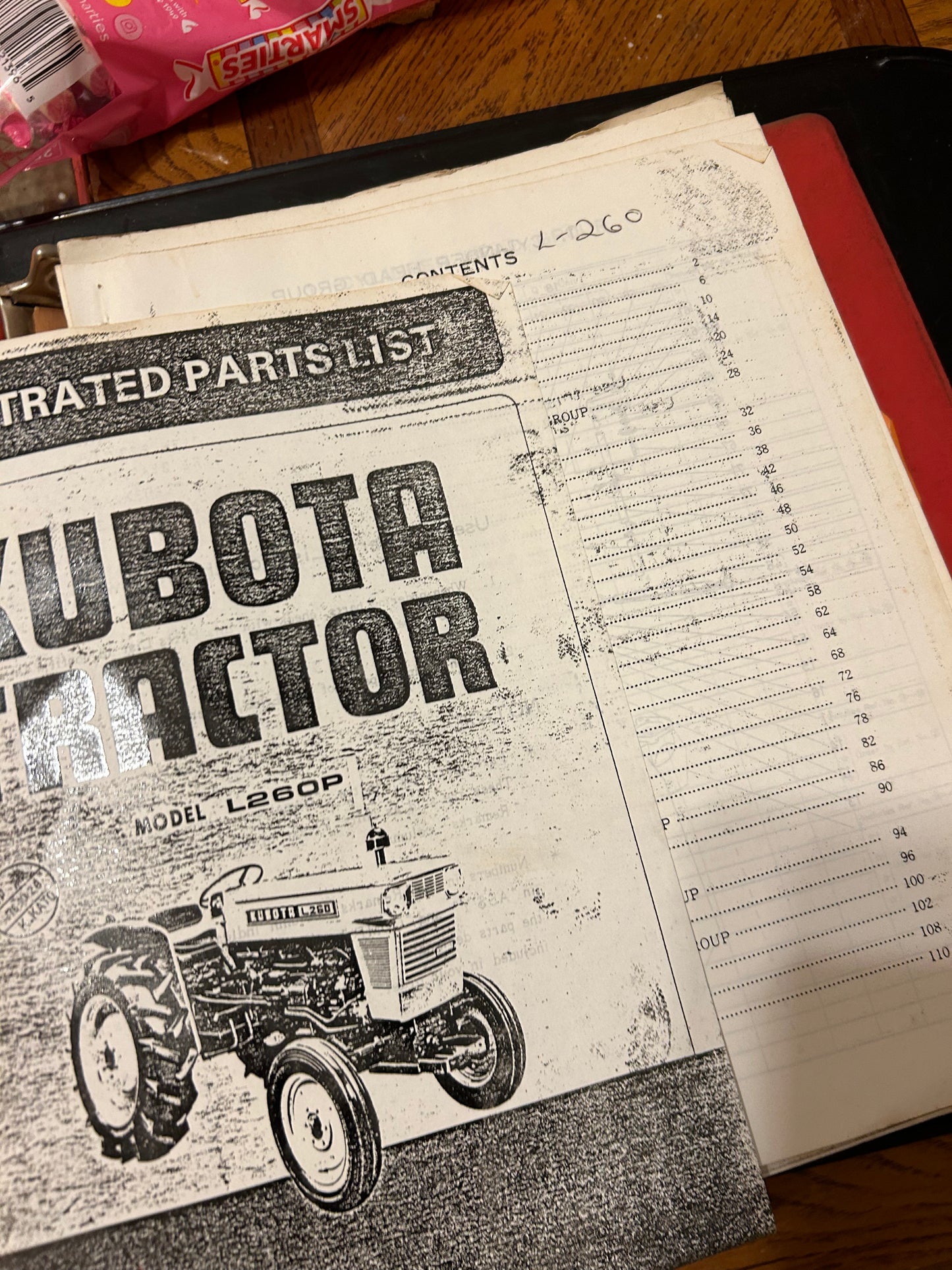 Kubota _ model L260P Tractor _ Binder (copied)