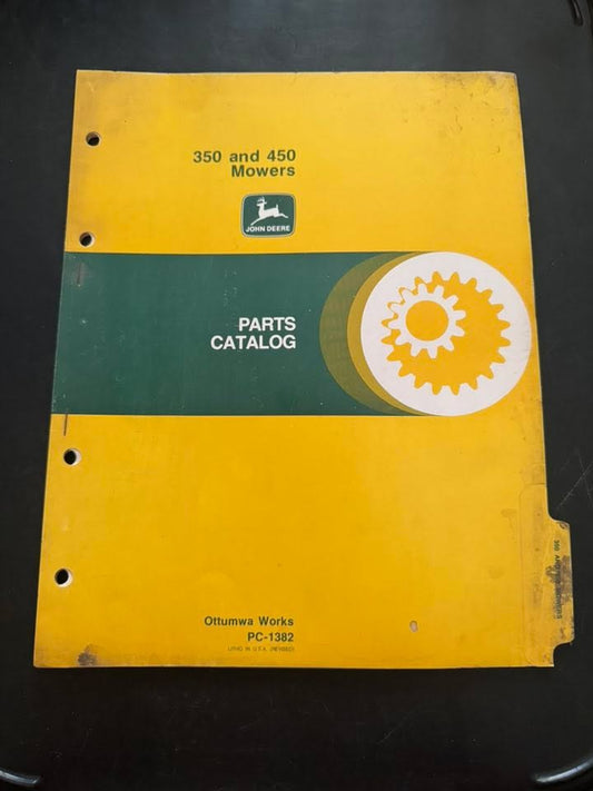 John Deere _ 350 & 450 Mowers _ Parts Catalog PC-1382