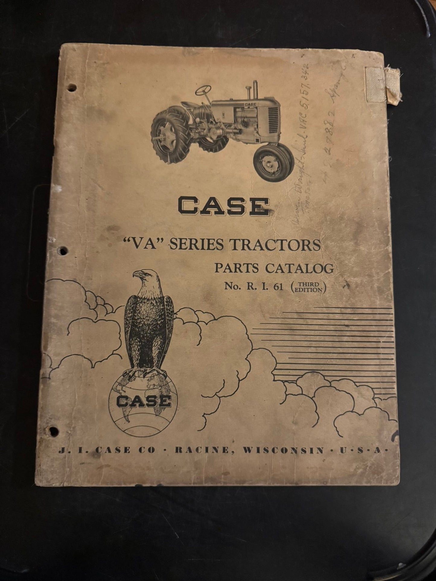 J I Case _ VA Series Tractors _ Parts Catalog no RI C61 Third Edition