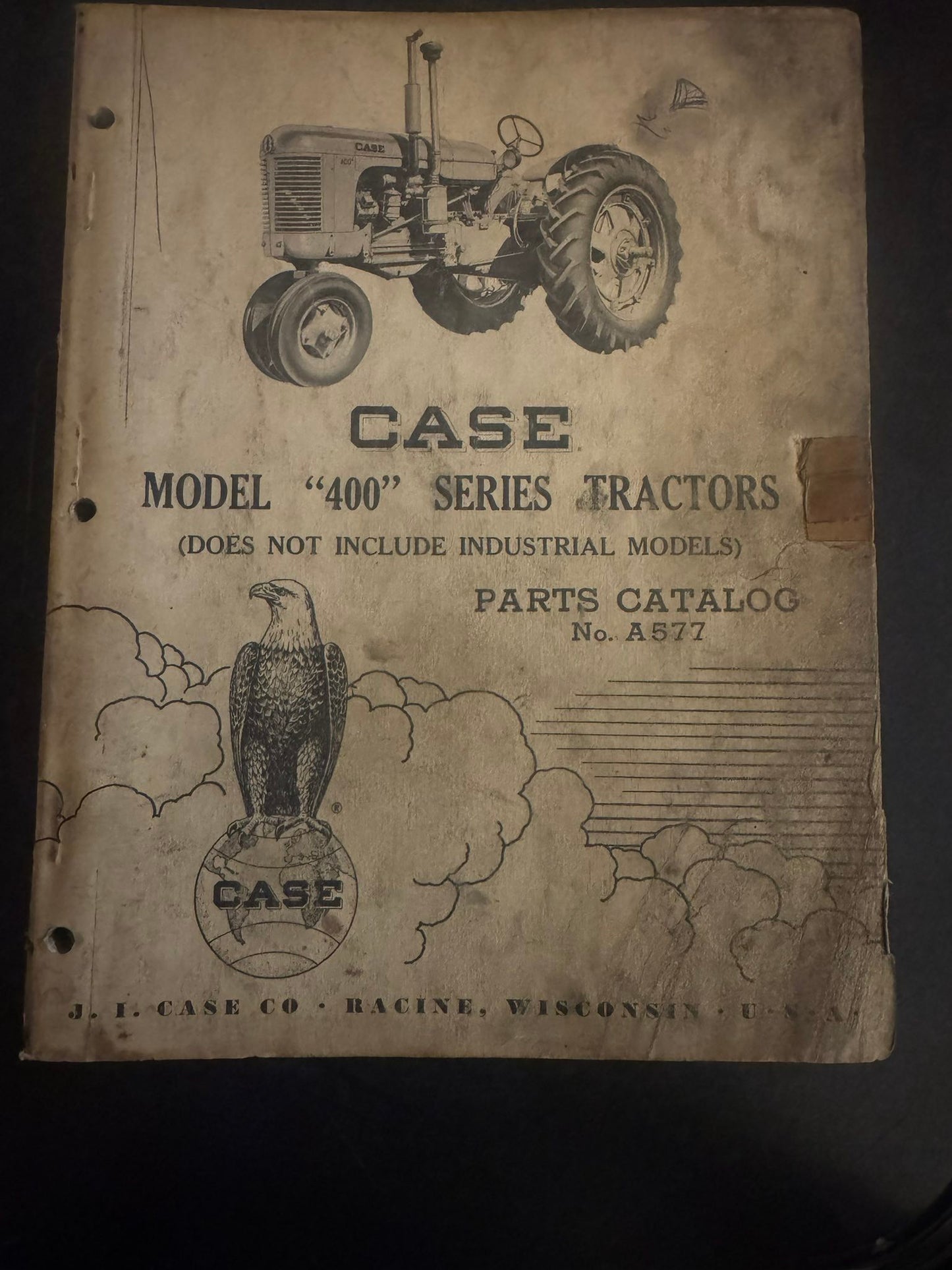 J I Case _ 400 Series Tractors _ Parts Catalog no A577