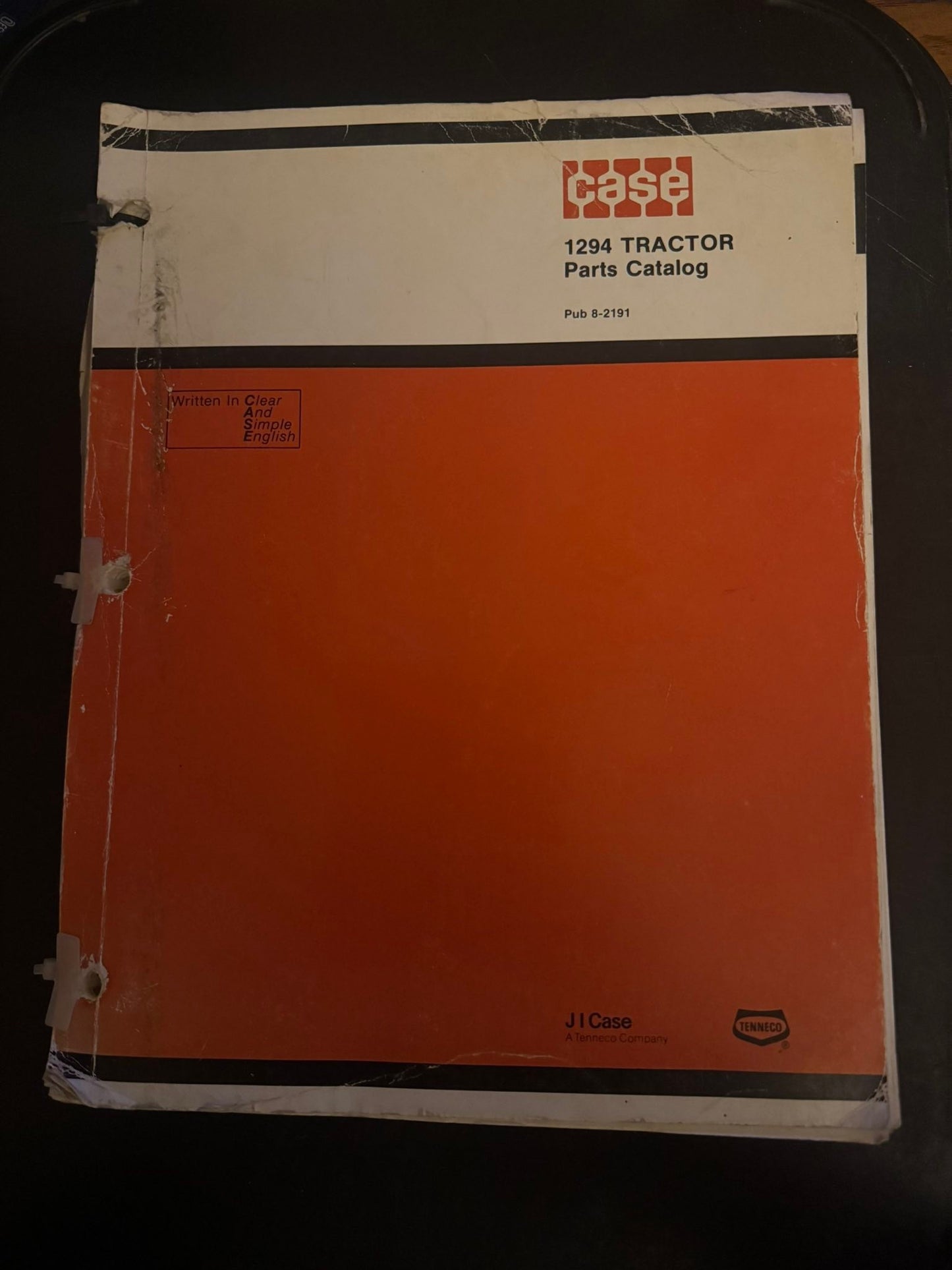 Case 1294 Tractor _ Parts Catalog