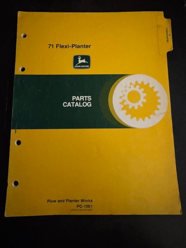 John Deere _ 71 Flexi-Planter _ Parts Catalog PC-1001