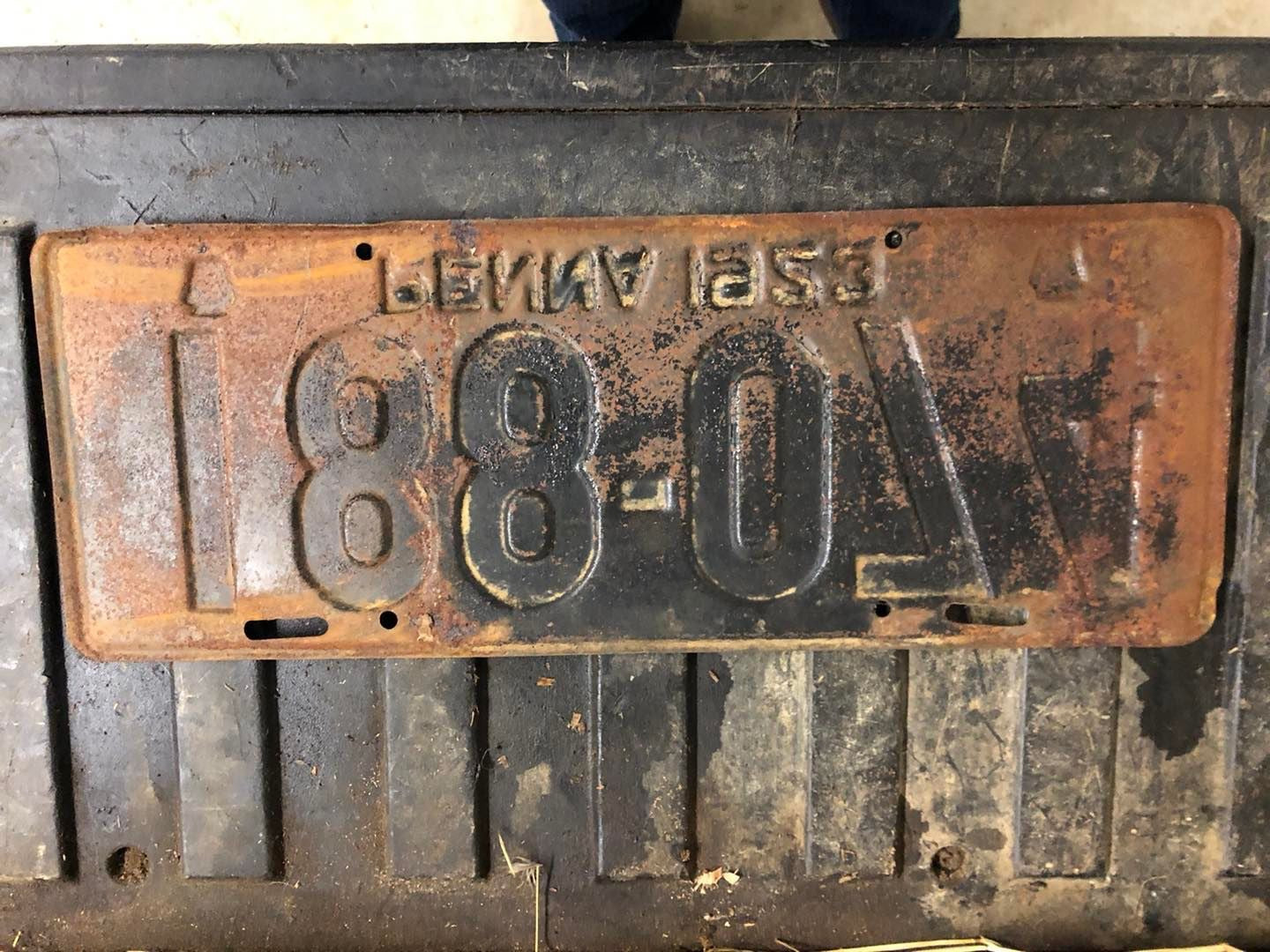 Vintage License Plates _ Pennsylvania 1923 & 1924