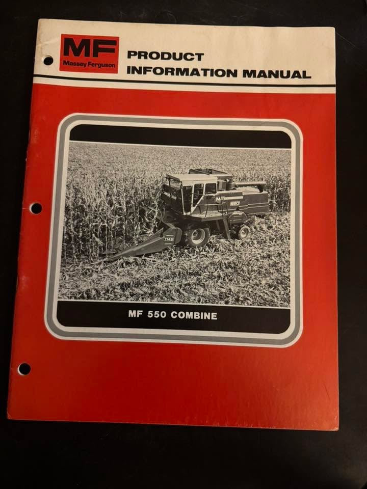 Massey Ferguson _ MF 550 Combine _ Product Information Manual