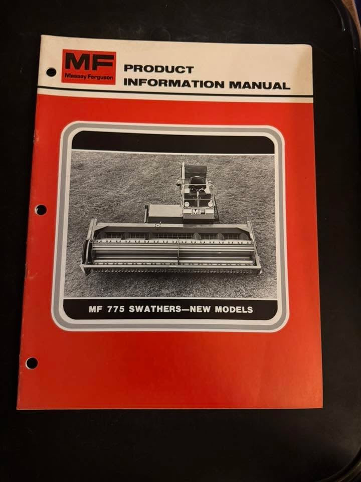 Massey Ferguson _ MF 775 Self Propelled Swather New Models _ Product Information Manual