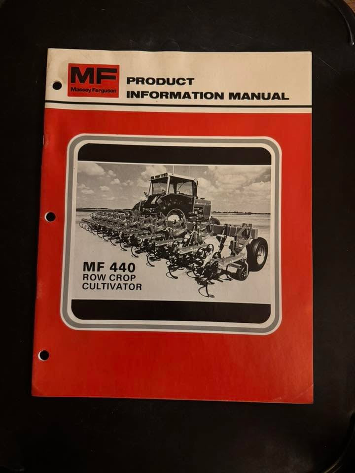Massey Ferguson _ MF 440 Row Crop Cultivator _ Product Information Manual