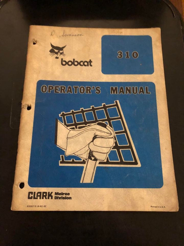Clark _ 310 Bobcat - Operator’s Manual