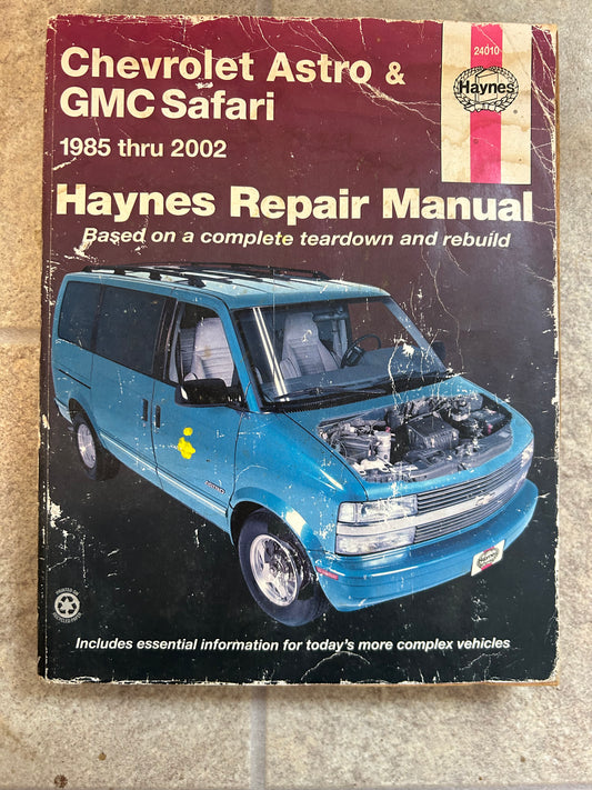 Chevrolet Astro & GMC Safari _ 1985-2003 Haynes Repair Manual