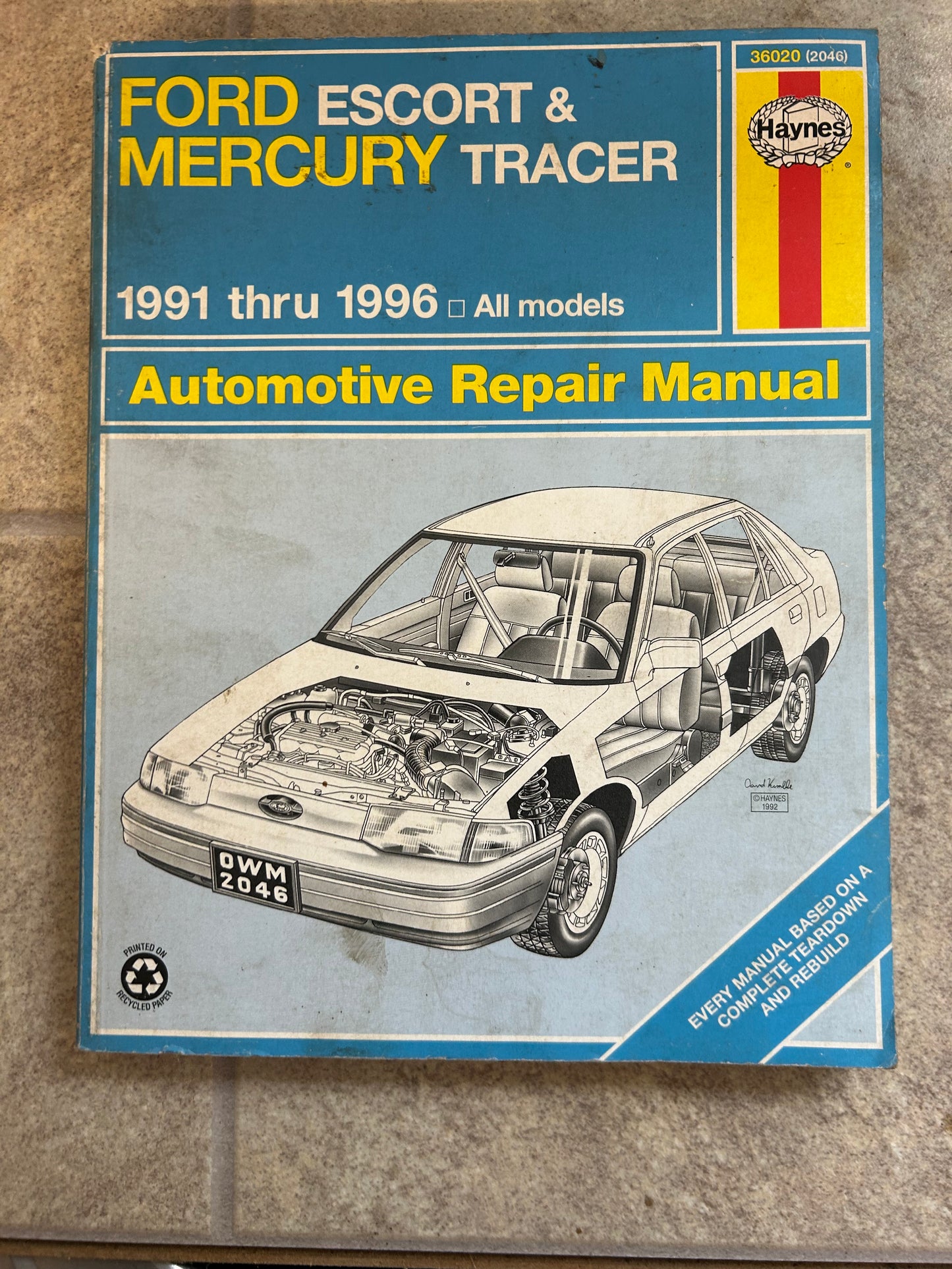 Ford Escort & Mercury Tracer _ 1991 thru 1996