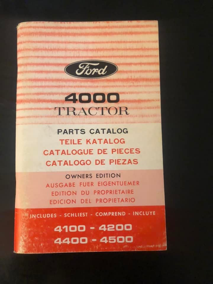 Ford _ 4000 Tractor _  Parts Catalog