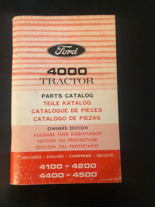Ford _ 4000 Tractor _  Parts Catalog