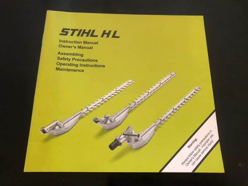 Stihl _ HL Instructions & Owner’s Manual – Carmichael's Garage