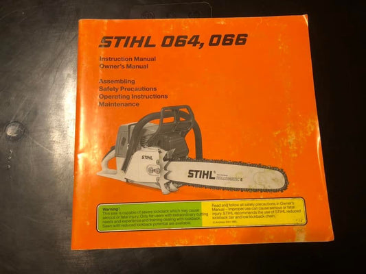 Stihl _ 064, 066  Instructions & Owner’s Manual