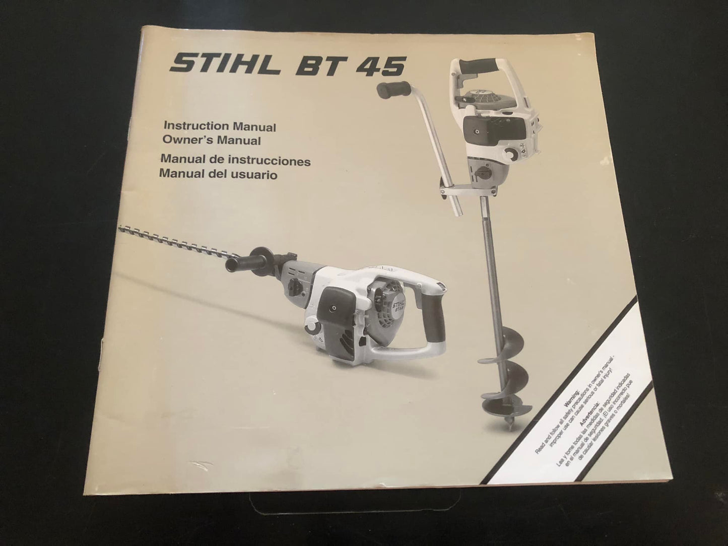 Stihl _ BT 45 Instructions & Owner’s Manual