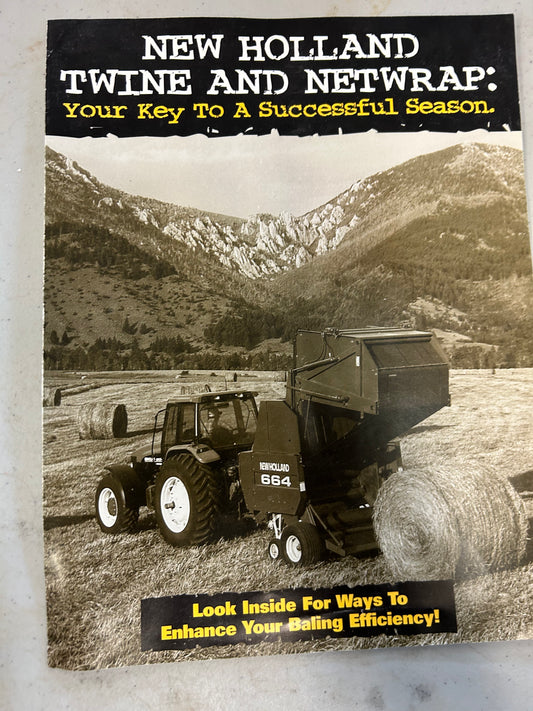 New Holland _ Twine & Netwrap: Your Key to a Successful Season.