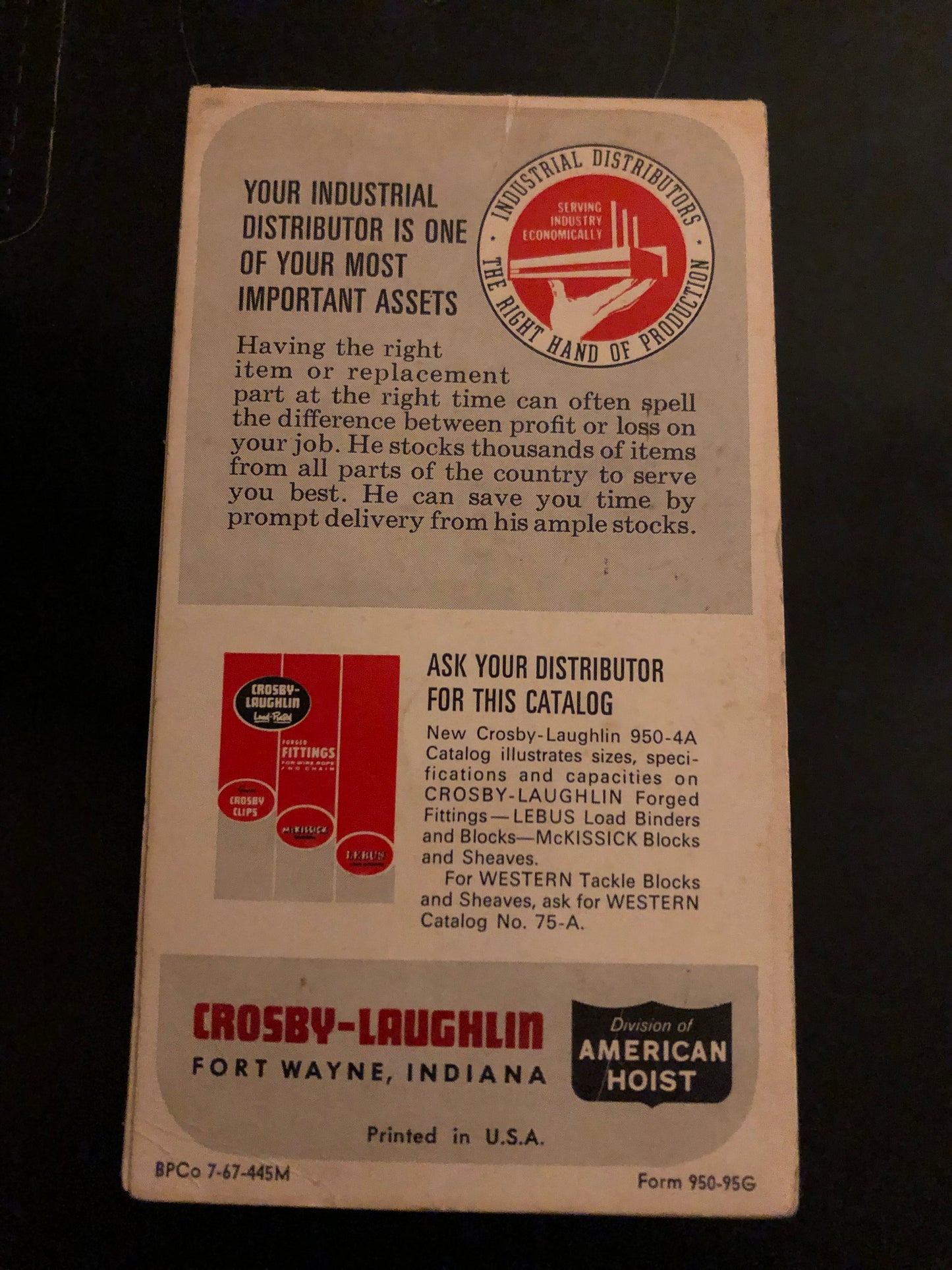 Vintage Promotional _ Pocket Notepad
