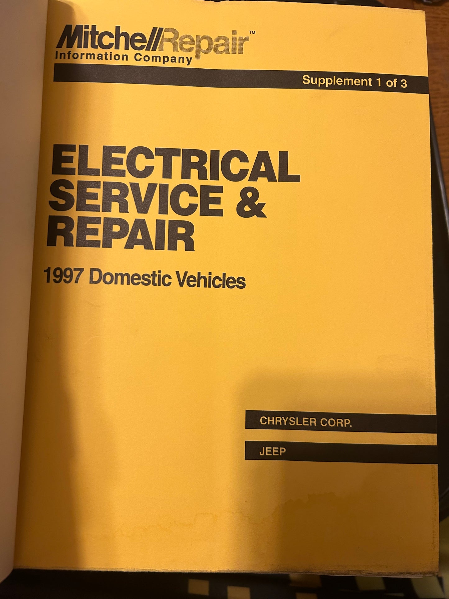 Mitchell Repair _ 1997 Electrical Component Locator - Domestic Cars, Light Trucks & Vans