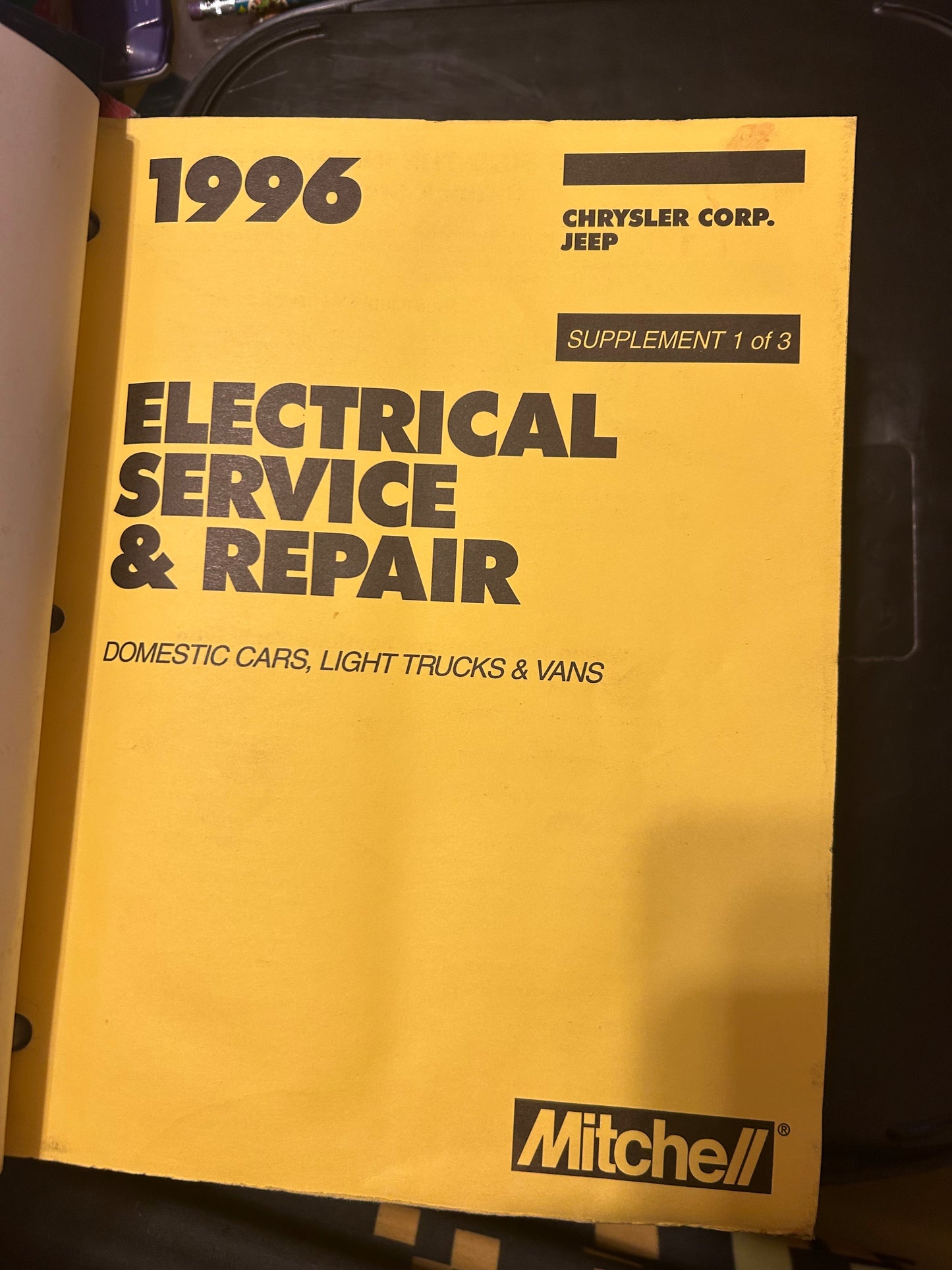 Mitchell Repair _ 1996 Electrical Component Locator - Domestic Cars, Light Trucks & Vans