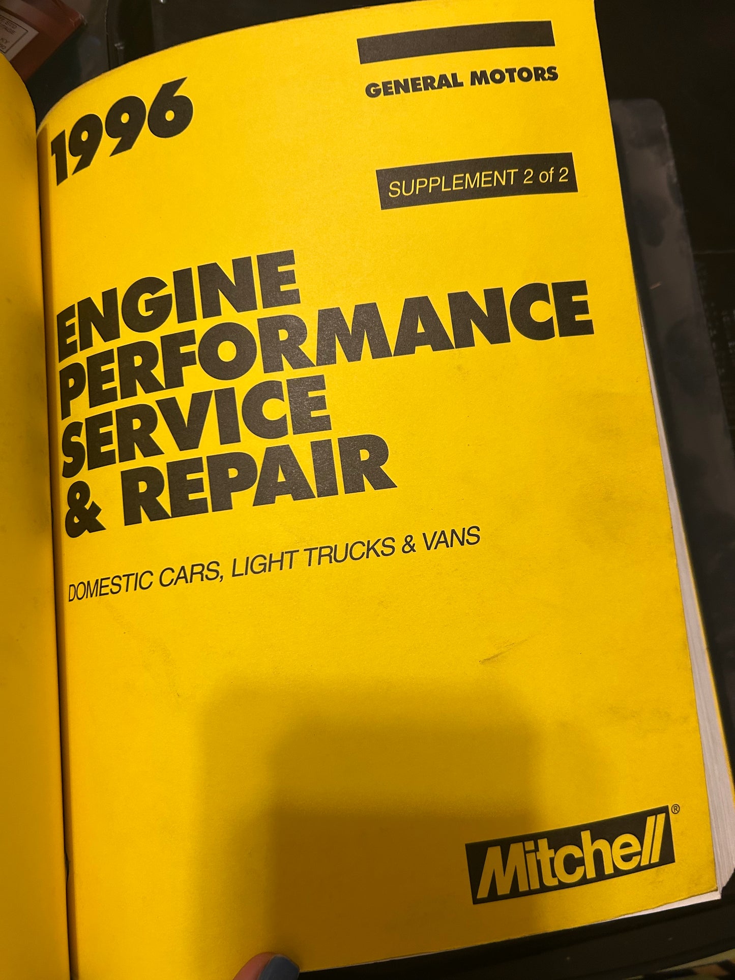 Mitchell Repair _ 1996 Engine Performance _ Domestic Cars, Light Trucks & Vans