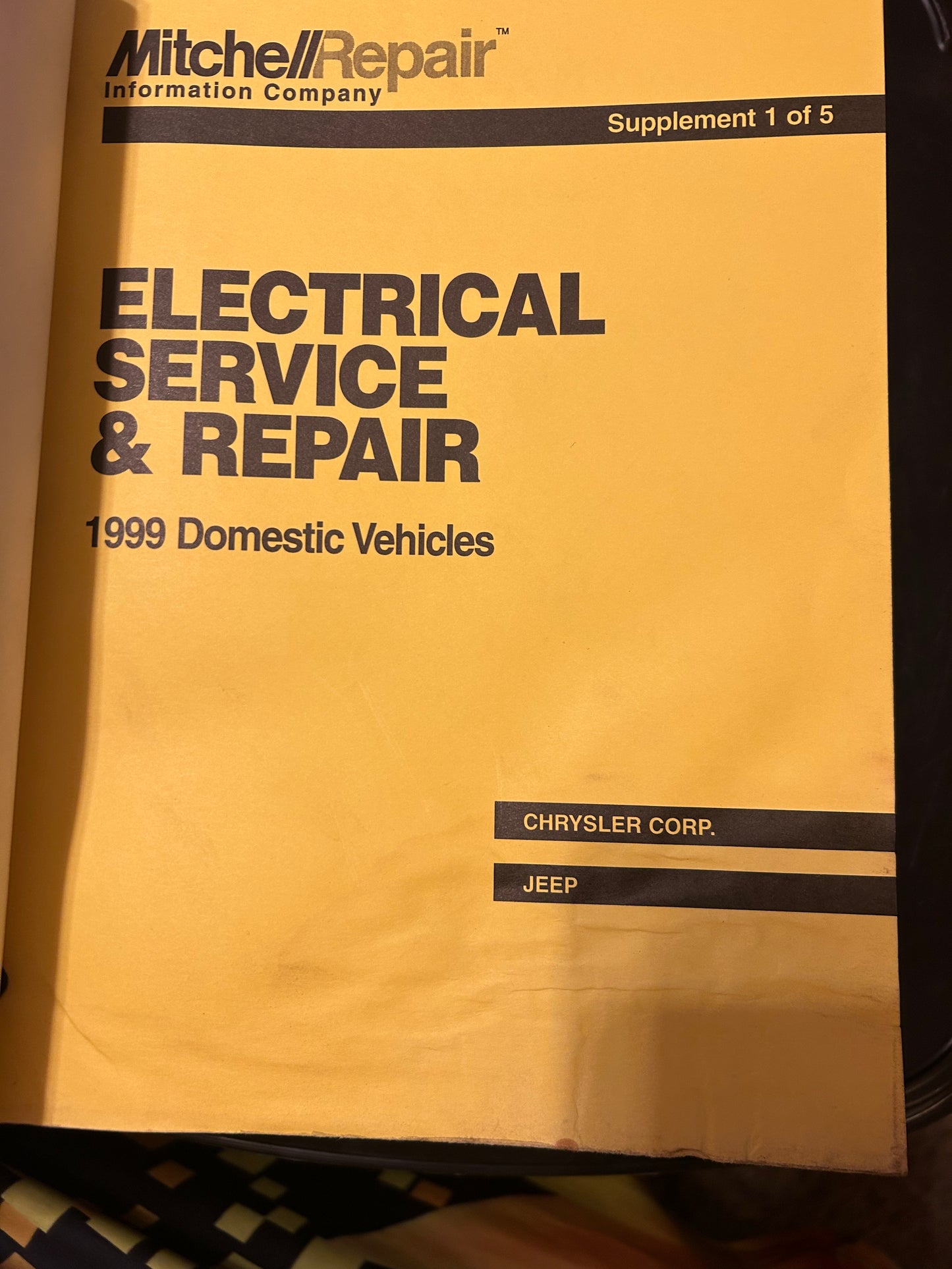 Mitchell Repair _ 1999 Vol 1 of 2 _ Domestic Cars, Light Trucks & Vans
