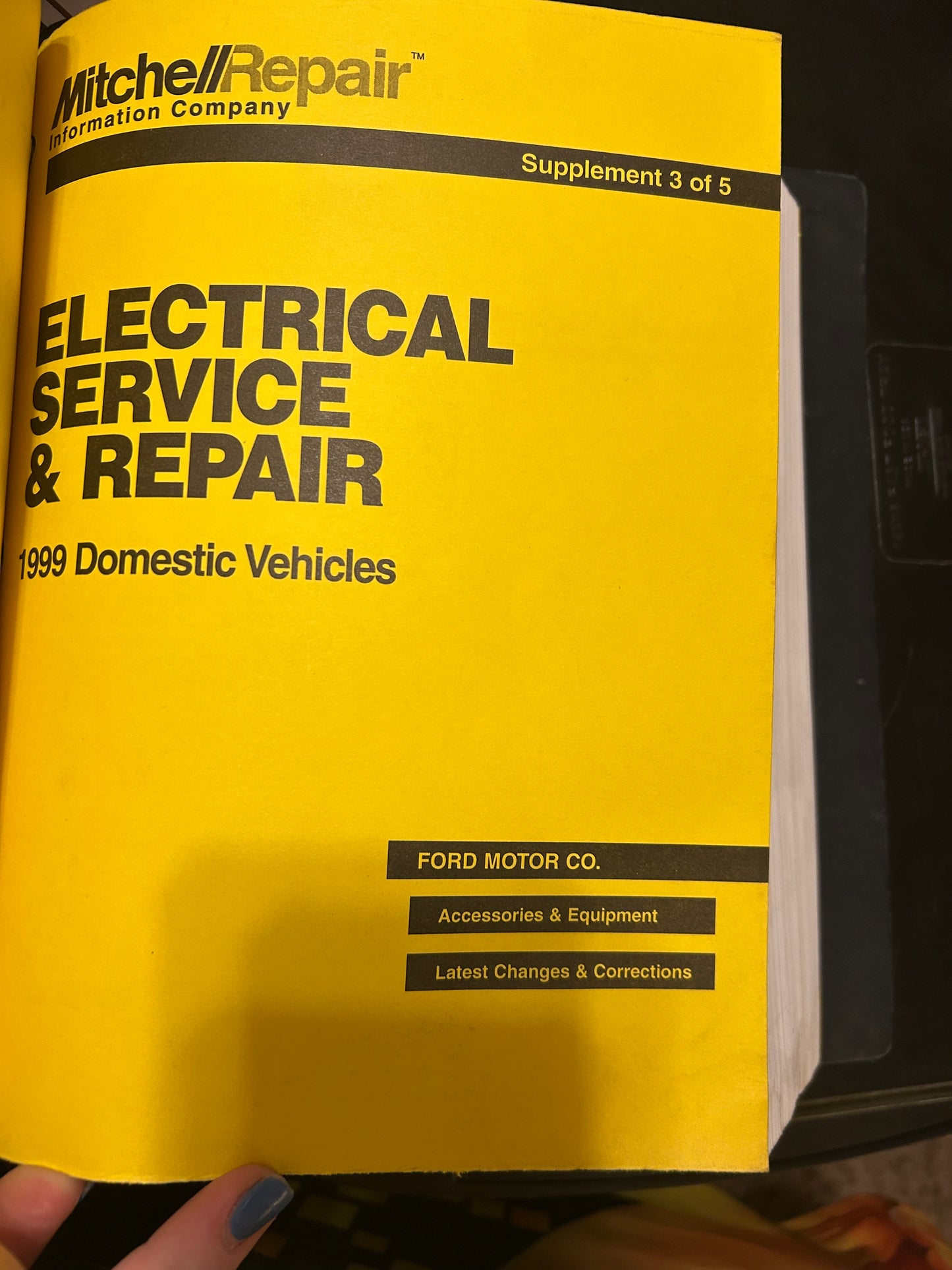 Mitchell Repair _ 1999 Vol 1 of 2 _ Domestic Cars, Light Trucks & Vans