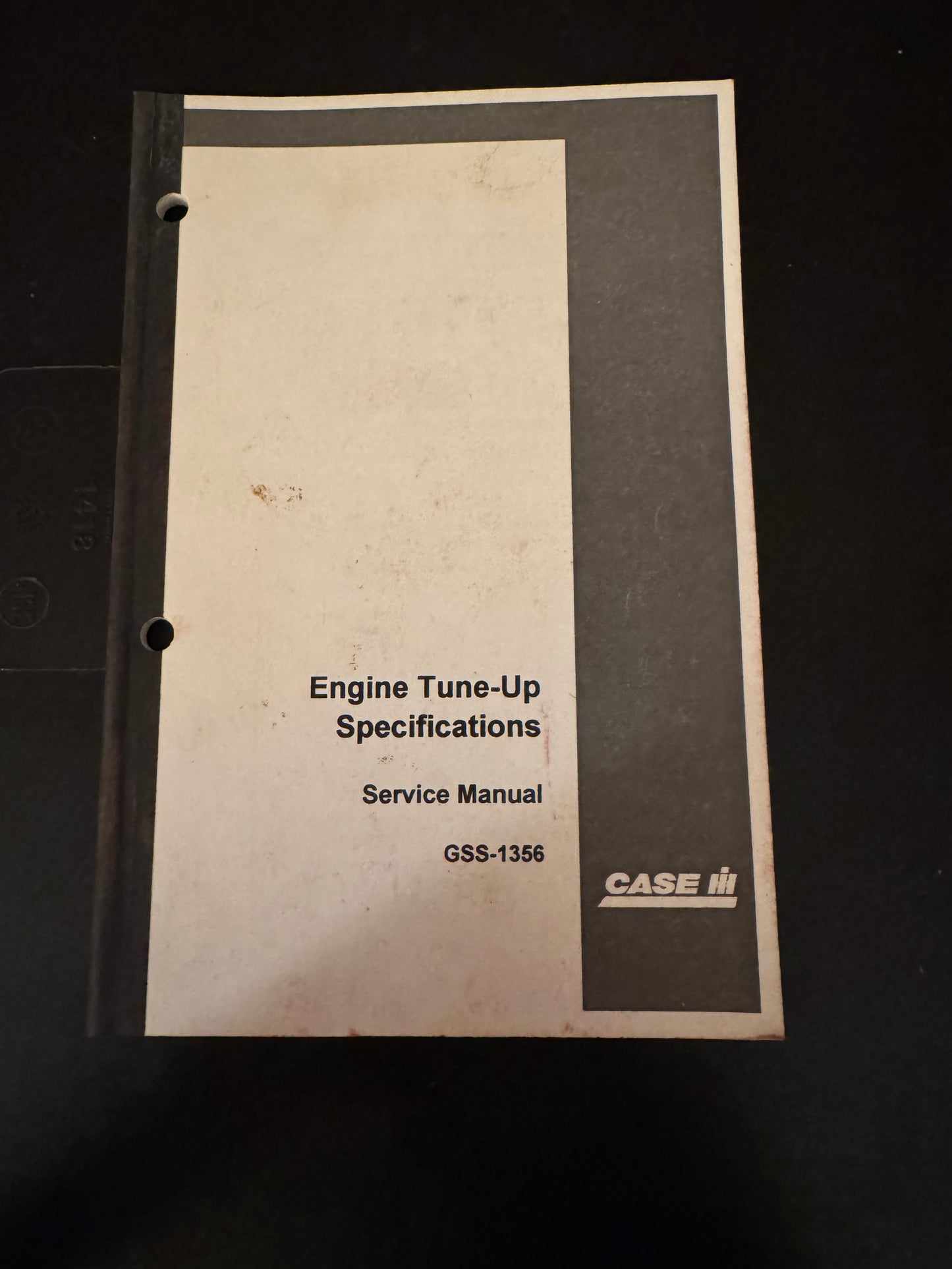 Case IH _ Engine Tune-Up Specifications _ Service Manual GS - 1356