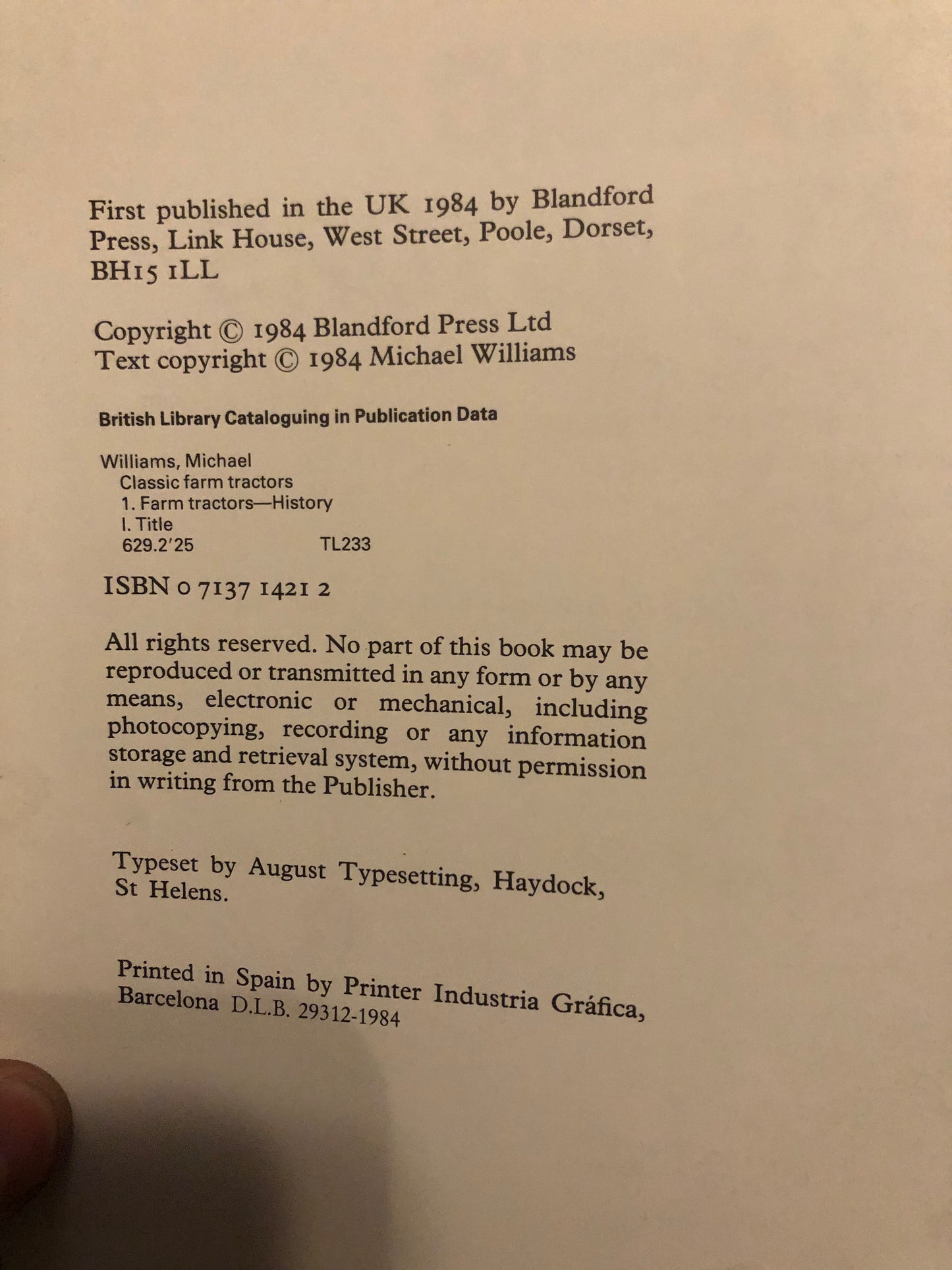 Classic Farm Tractors by Michael Williams