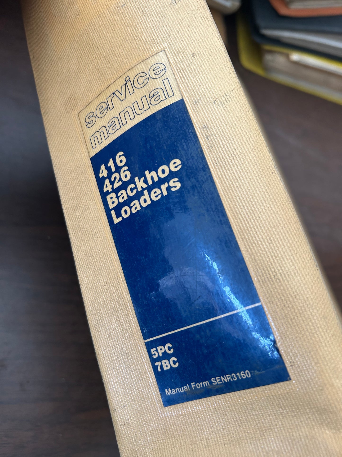 Caterpillar _ 416 & 426 Backhoe Loaders _ Manuals Binder