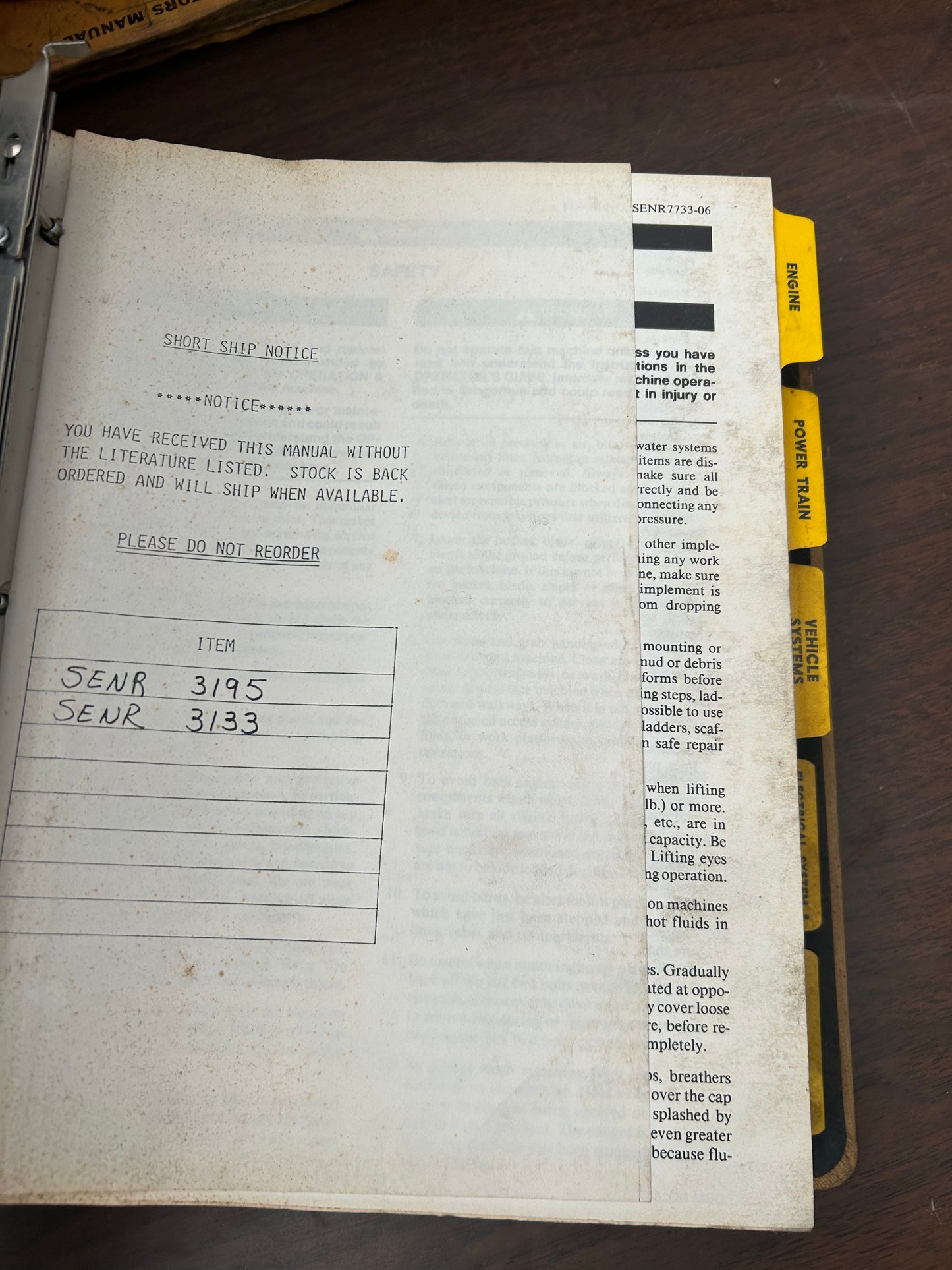 Caterpillar _ 416 & 426 Backhoe Loaders _ Manuals Binder