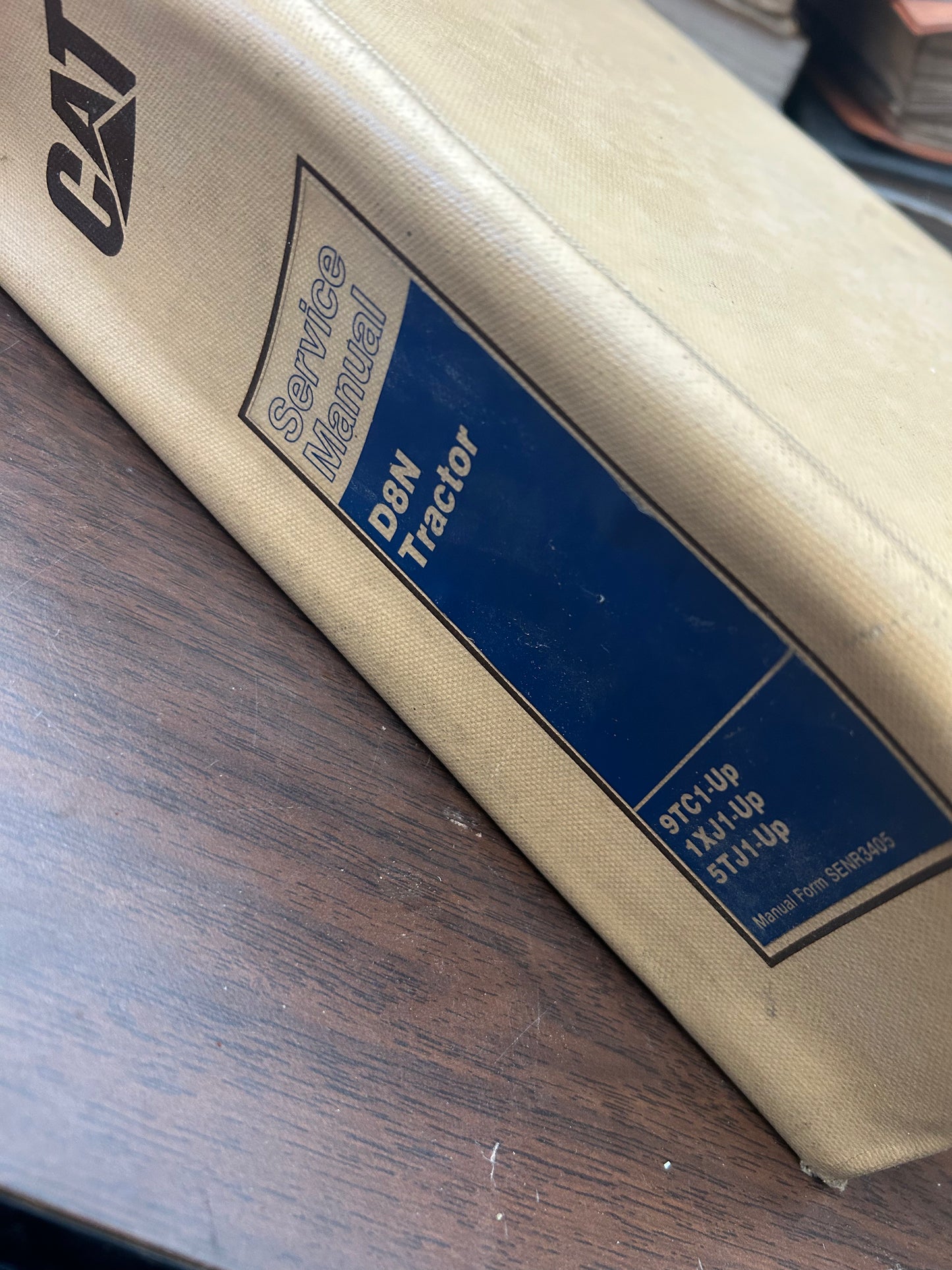 Caterpillar _ D8N Tractor _ Manuals Binder