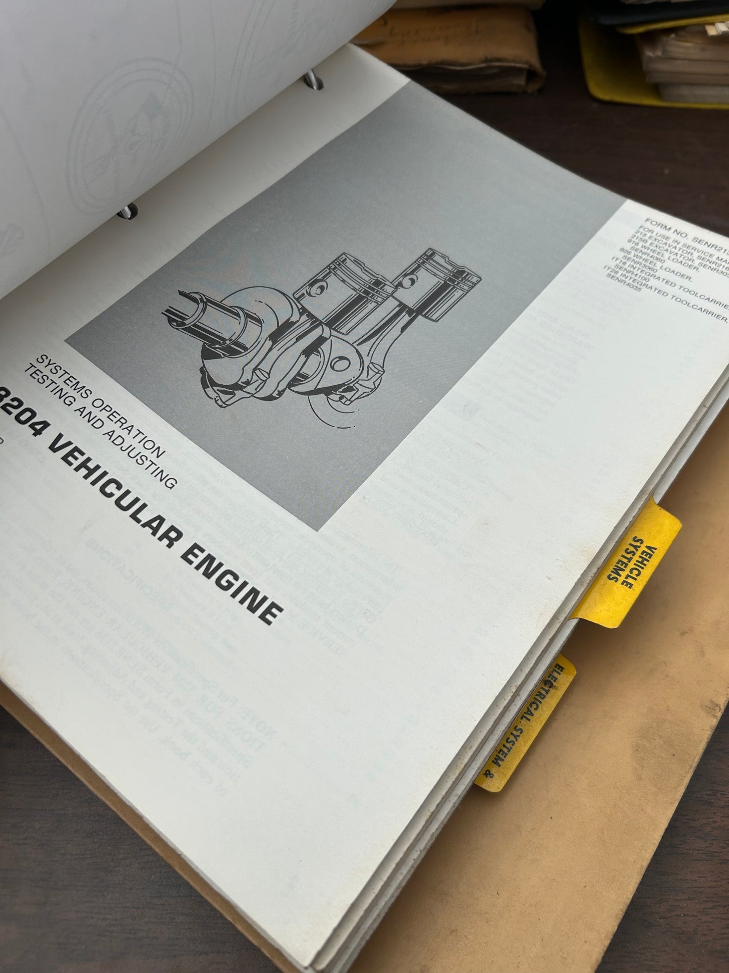 Caterpillar _ 215 Excavator _ Manuals Binder