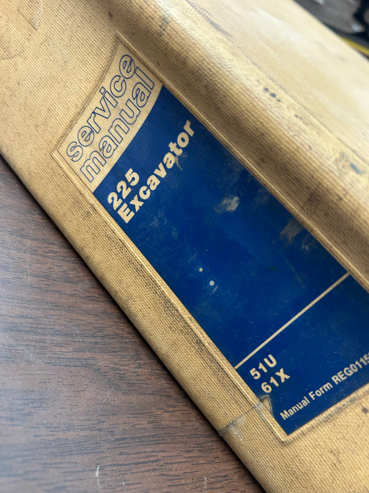 Caterpillar _ 225 Excavator _ Manuals Binder