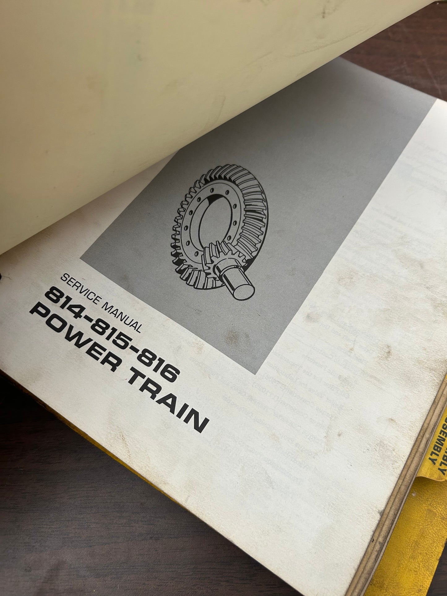 Caterpillar _ 814 Tractor, 815 Compactor & 816 Landfill Compactor _ Manuals Binder