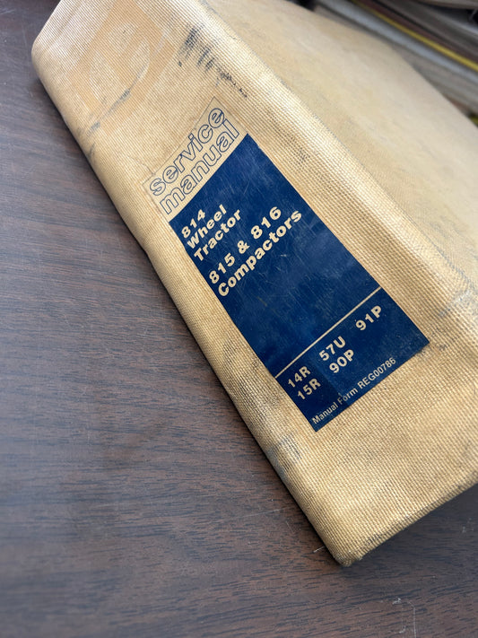 Caterpillar _ 815 Wheel Tractor and 815 & 816 Compactors _ Manuals Binder