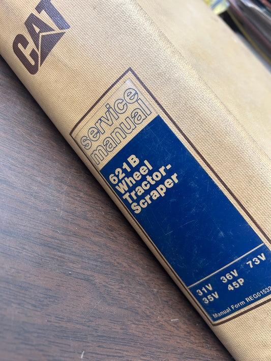 Caterpillar _ 621B Wheel Tractor-Scraper _ Manuals Binder