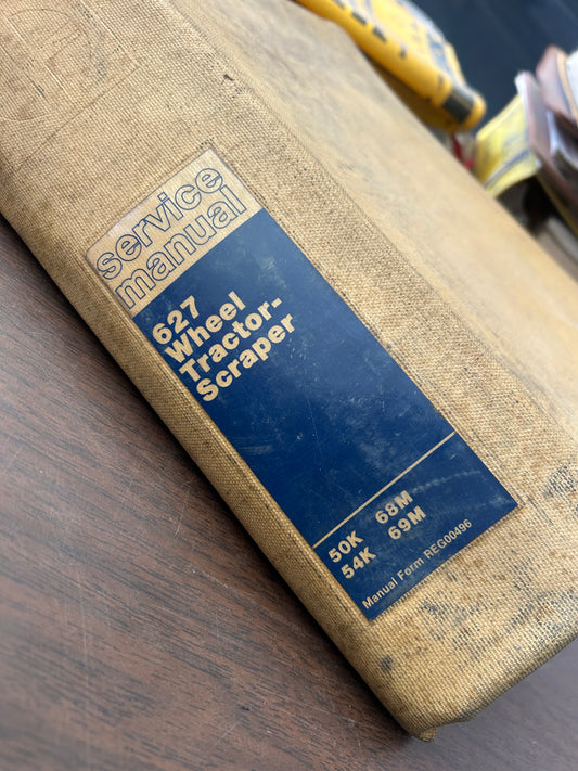 Caterpillar _ 627 Wheel Tractor-Scraper _ Manuals Binder