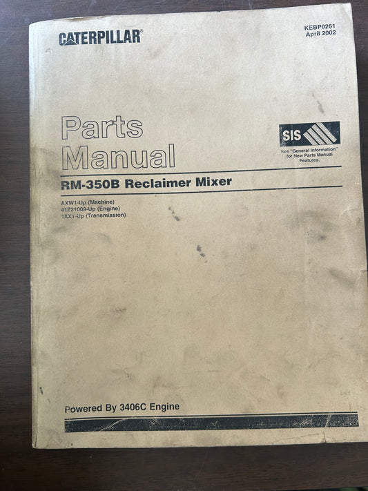 Caterpillar _ RM-350B Reclaimer Mixer _ Parts Manual