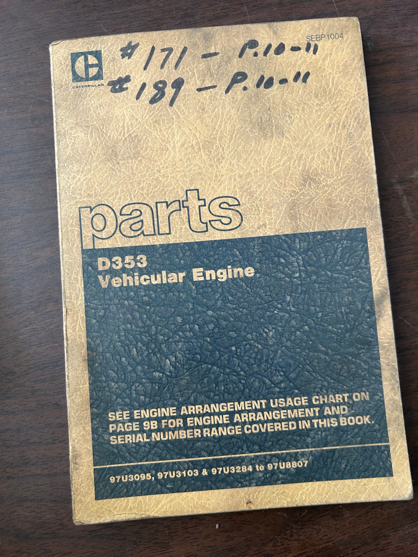 Caterpillar _ D353 Vehicular Engine _ Parts