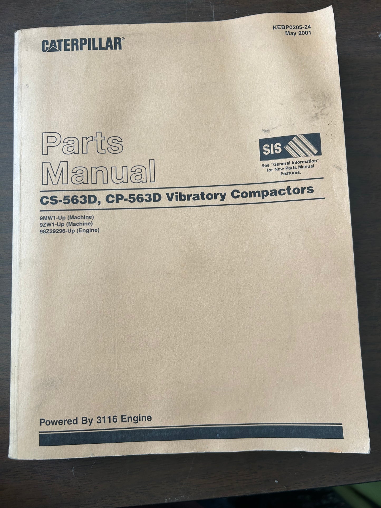 Caterpillar _ CS-563D & CP-563D Vibratory Compactors _ Parts Manual