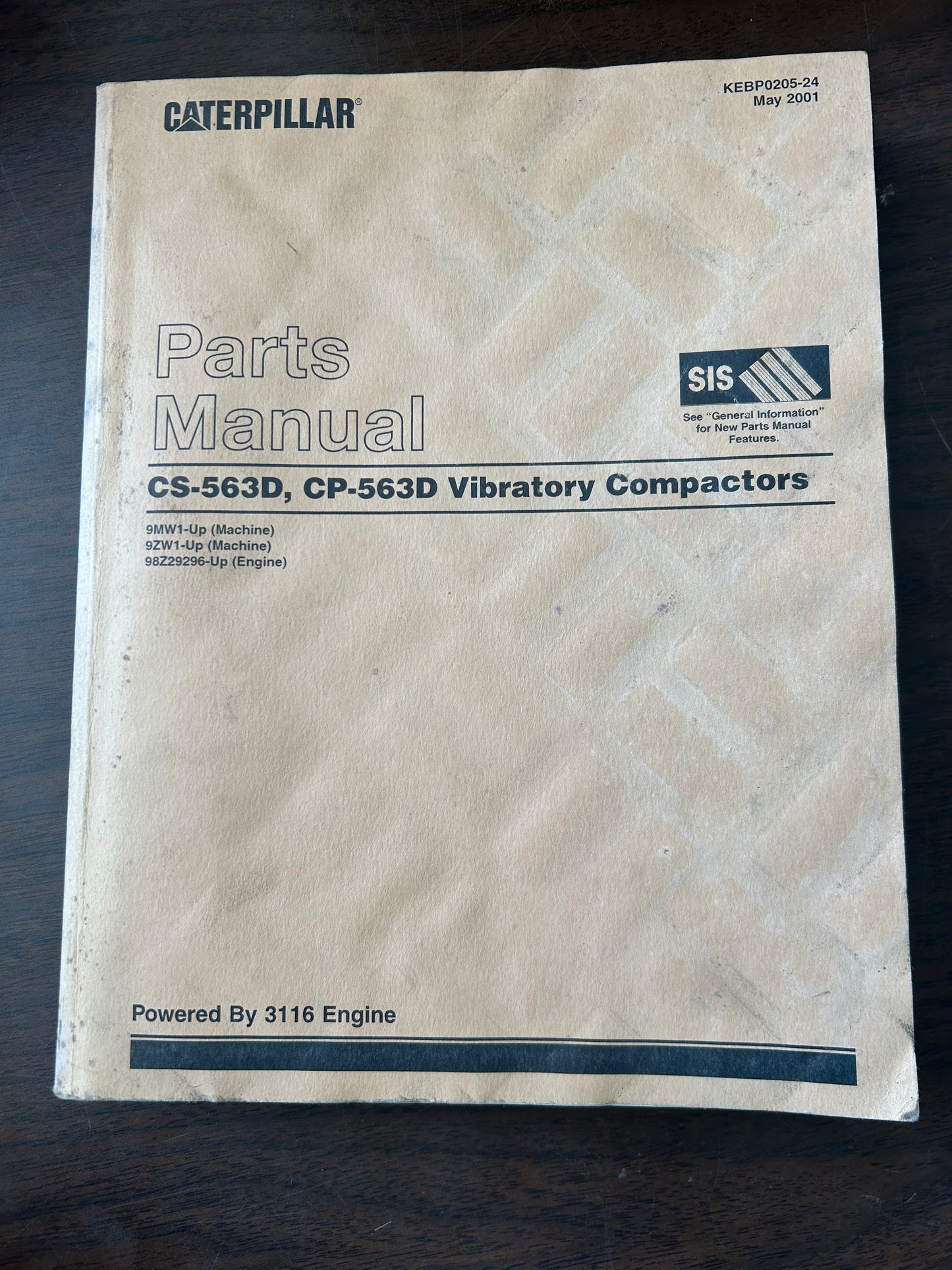 Caterpillar _ CS-563D & CP-563D Vibratory Compactors _ Parts Manual