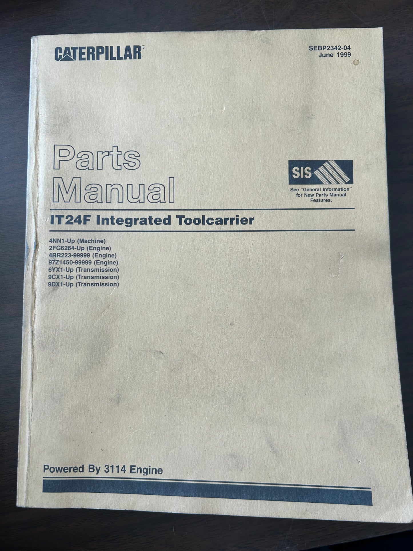 Caterpillar _ IT24F Integrated Toolcarrier _ Parts Manual