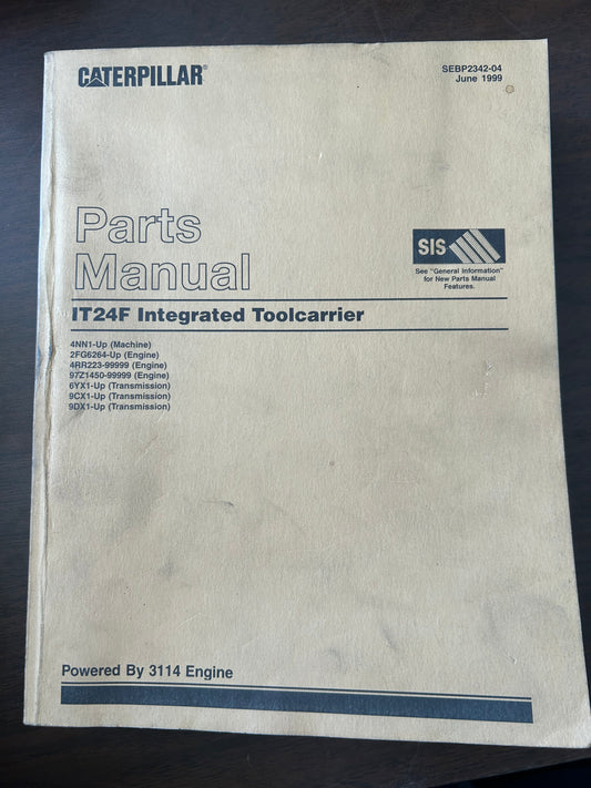 Caterpillar _ IT24F Integrated Toolcarrier _ Parts Manual