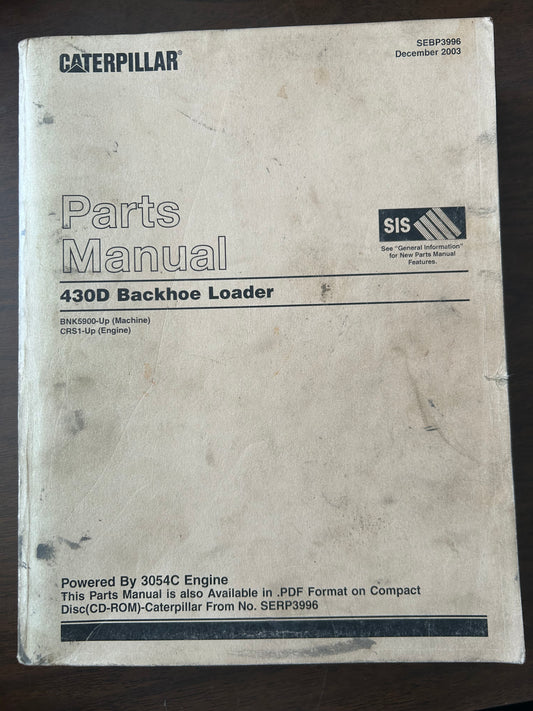 Caterpillar _ 430D Backhoe Loader _ Parts Manual